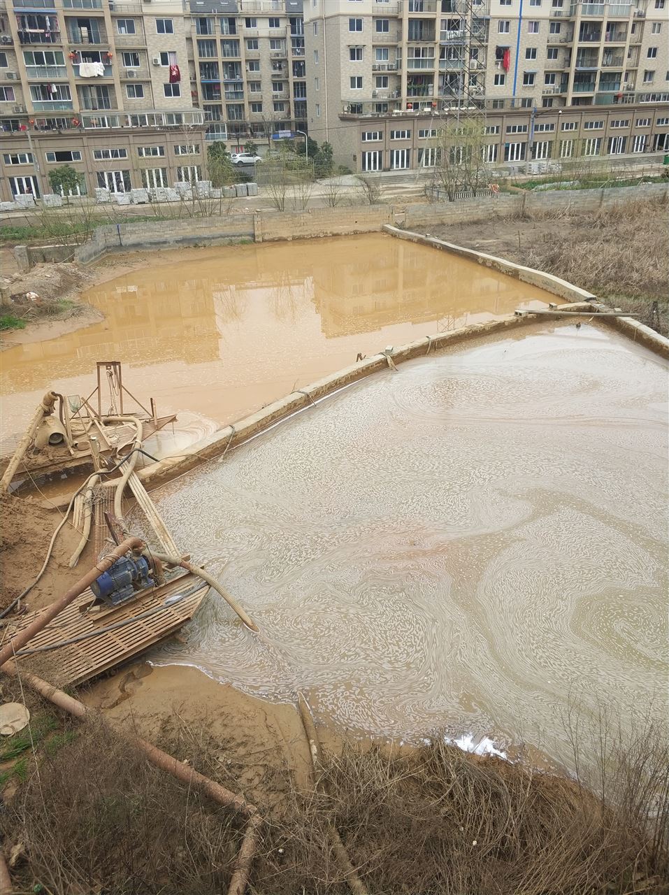 南乐沉淀池淤泥清理-厂区废水池淤泥清淤
